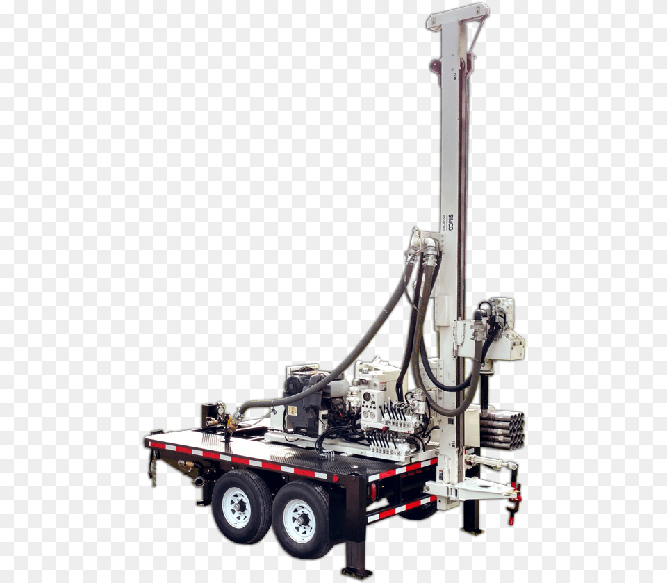 Water Drilling Rig Machine, Wheel, Device, Grass, Lawn Png