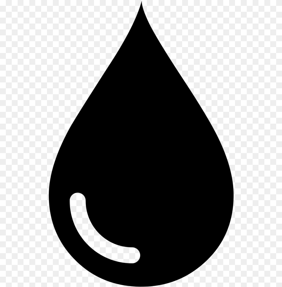 Water Drop Clipart Black And White Water Droplet Clipart Black And White, Gray Png Image