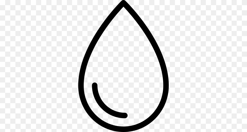 Water Drop Drop Icon, Gray Free Transparent Png