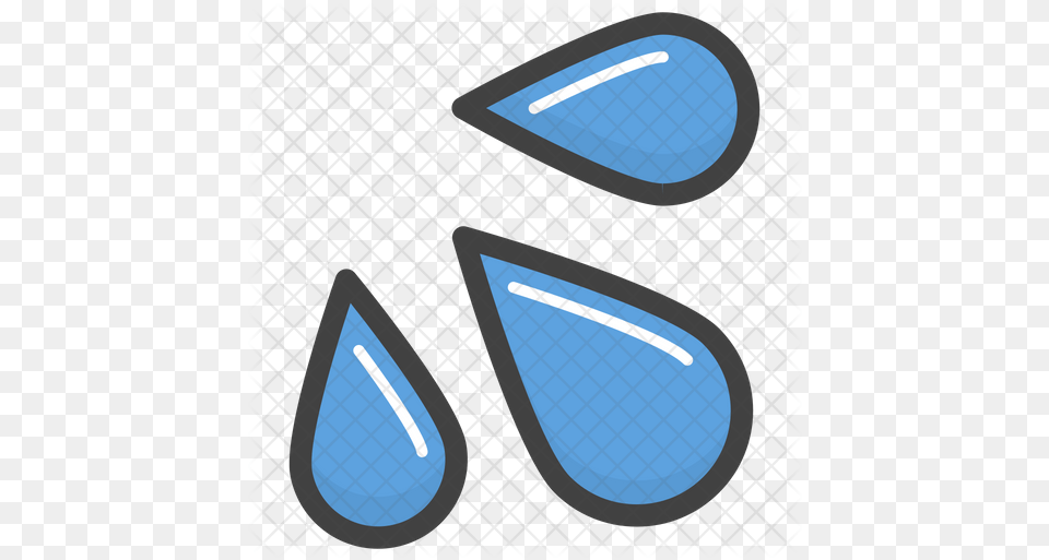 Water Drop Emoji Icon Of Colored Water Drops Icon Outline, Guitar, Musical Instrument, Triangle, Plectrum Png Image
