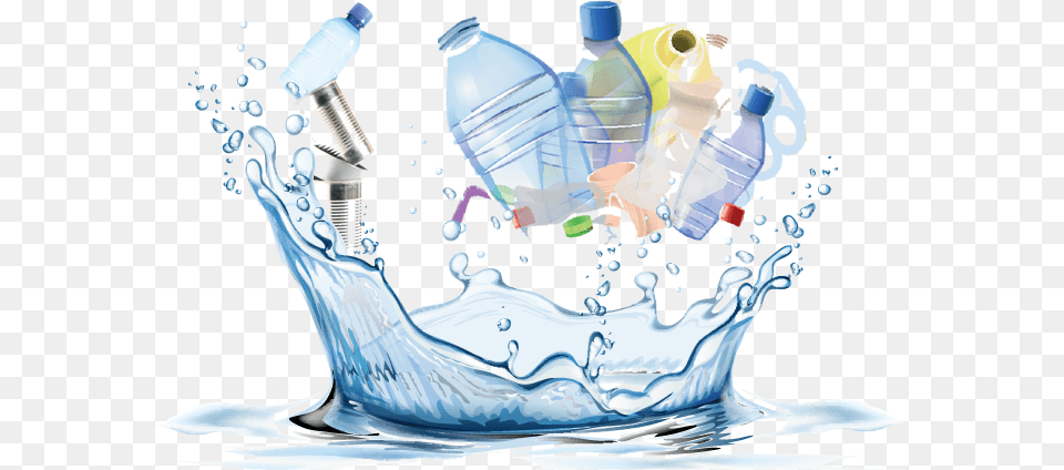 Water Drop Splash, Bottle, Water Bottle Free Png Download