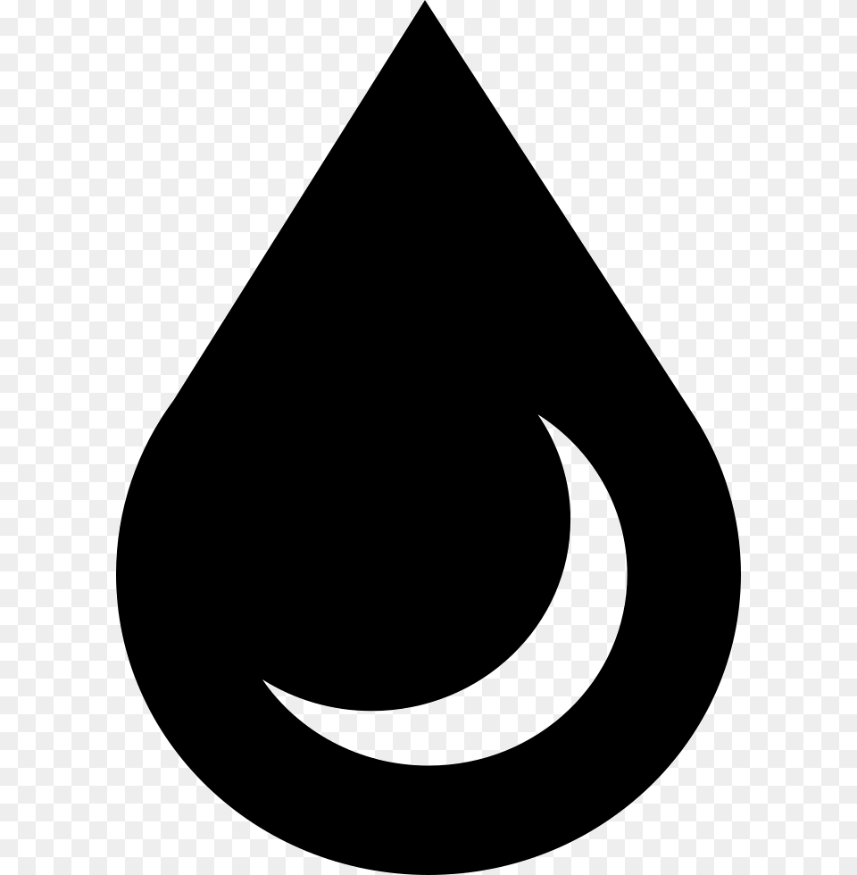 Water Drop Svg Icon Water Drop Symbol, Triangle, Astronomy, Moon, Nature Free Png Download