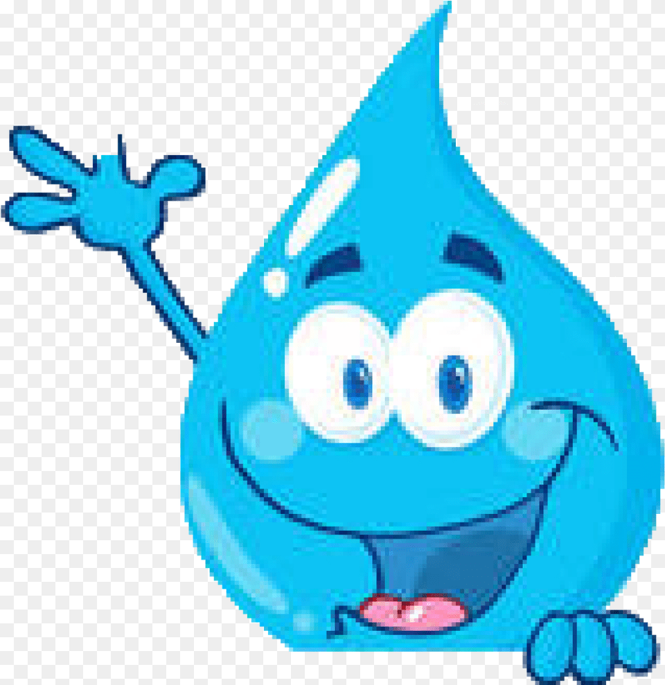 Water Drop With Face, Clothing, Hat, Animal, Bird Png Image