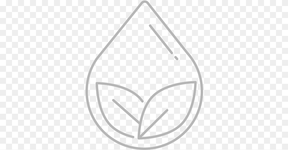 Water Drop With Leaves Emblem Free Png Download