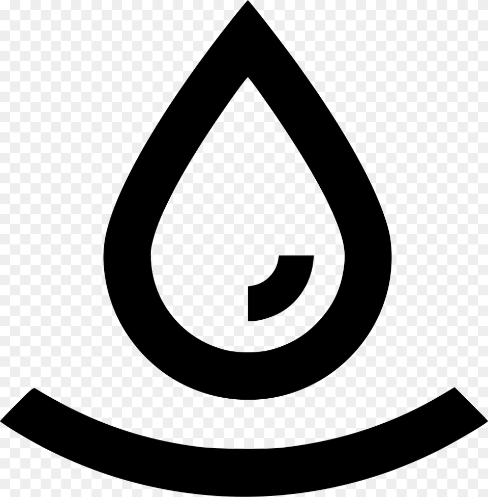 Water Droplet Emblem, Stencil, Symbol Free Png Download