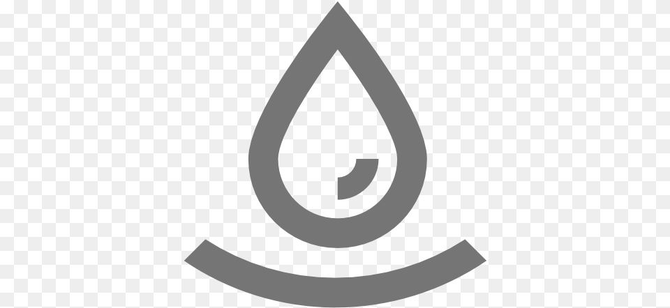 Water Droplet Icon Of Nova Icons Icon Gota De Agua, Triangle, Symbol Free Png