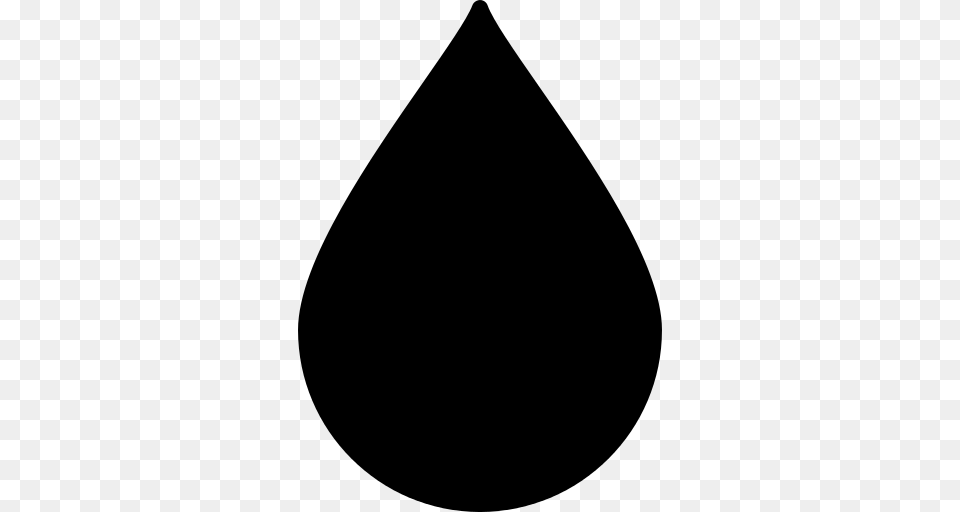 Water Droplet Silhouette Icon, Gray Free Transparent Png