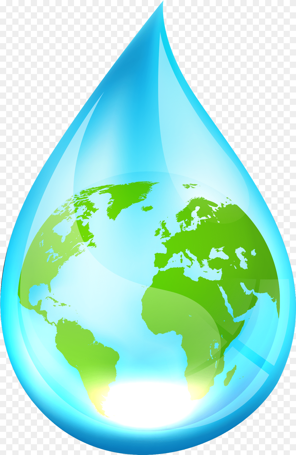 Water Droplet With World Download, Person, Astronomy, Outer Space Png Image