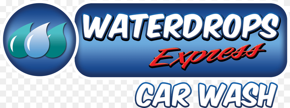 Water Drops Car Wash, Logo, Text Png