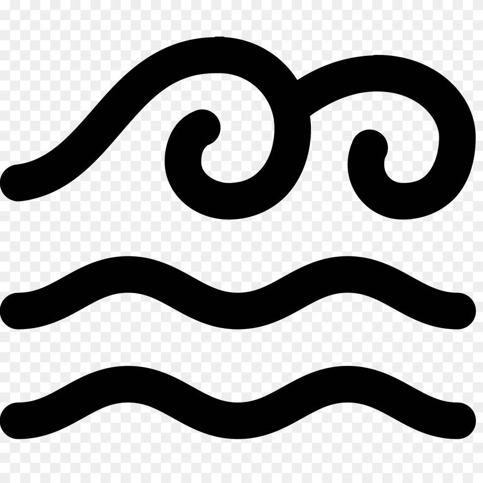 Water Element Icon, Gray Free Png