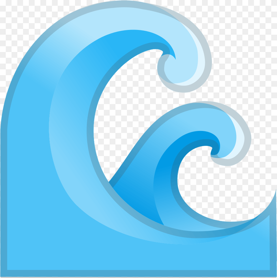 Water Emoji Water Wave Icon, Logo, Sea, Outdoors, Night Free Transparent Png