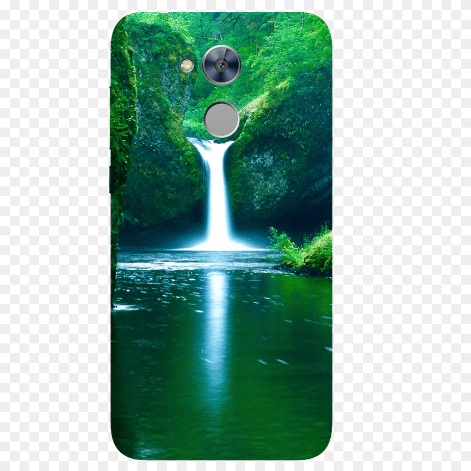 Water Fall Printed Case Cover For Honor, Green, Scenery, Nature, Outdoors Free Png