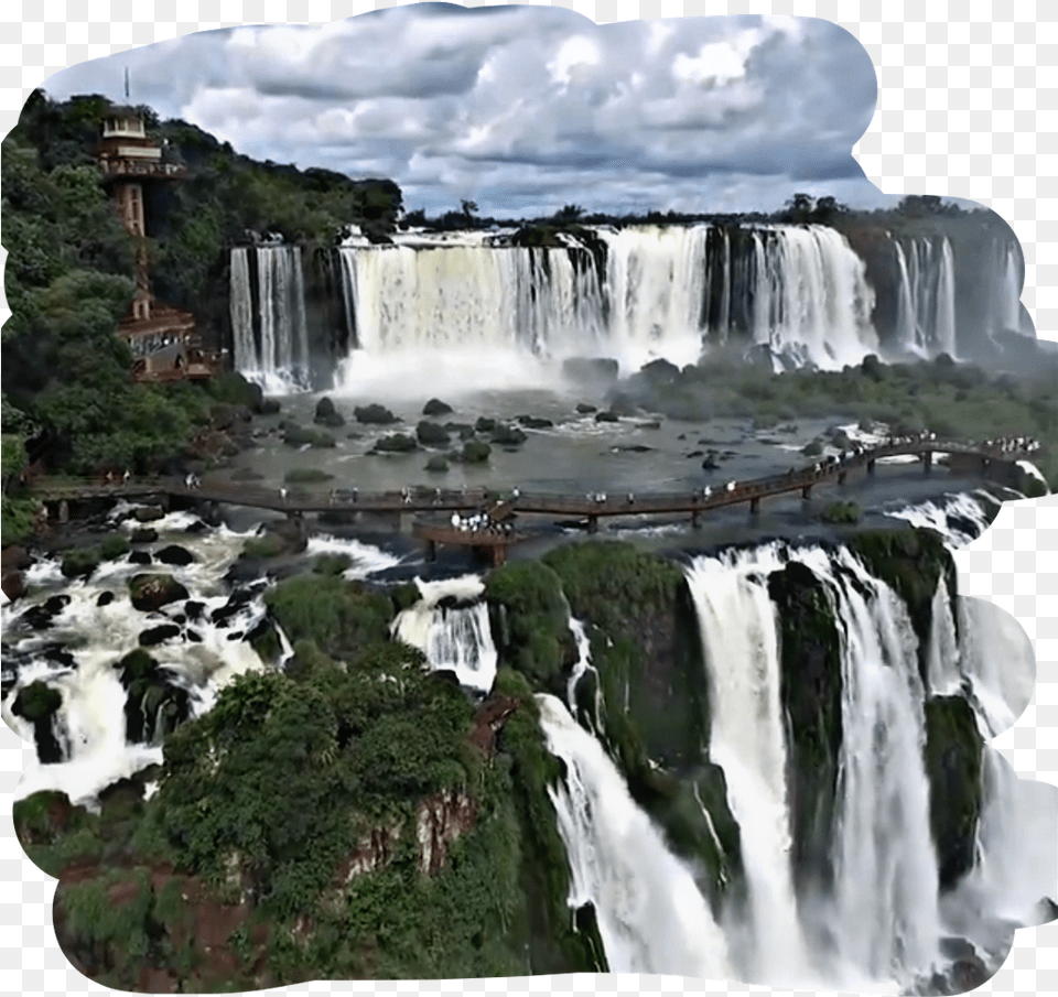 Water Falls Waterfalls Nature Naturalwonders Freetoedit Waterfall, Outdoors, Scenery, Plant, Vegetation Free Png Download