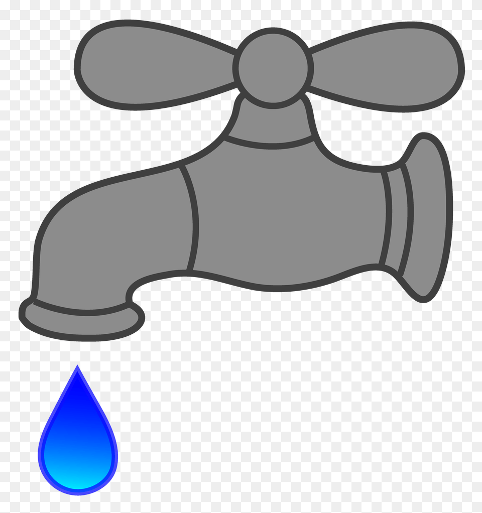 Water Faucet Dripping Clipart Image, Tap Png