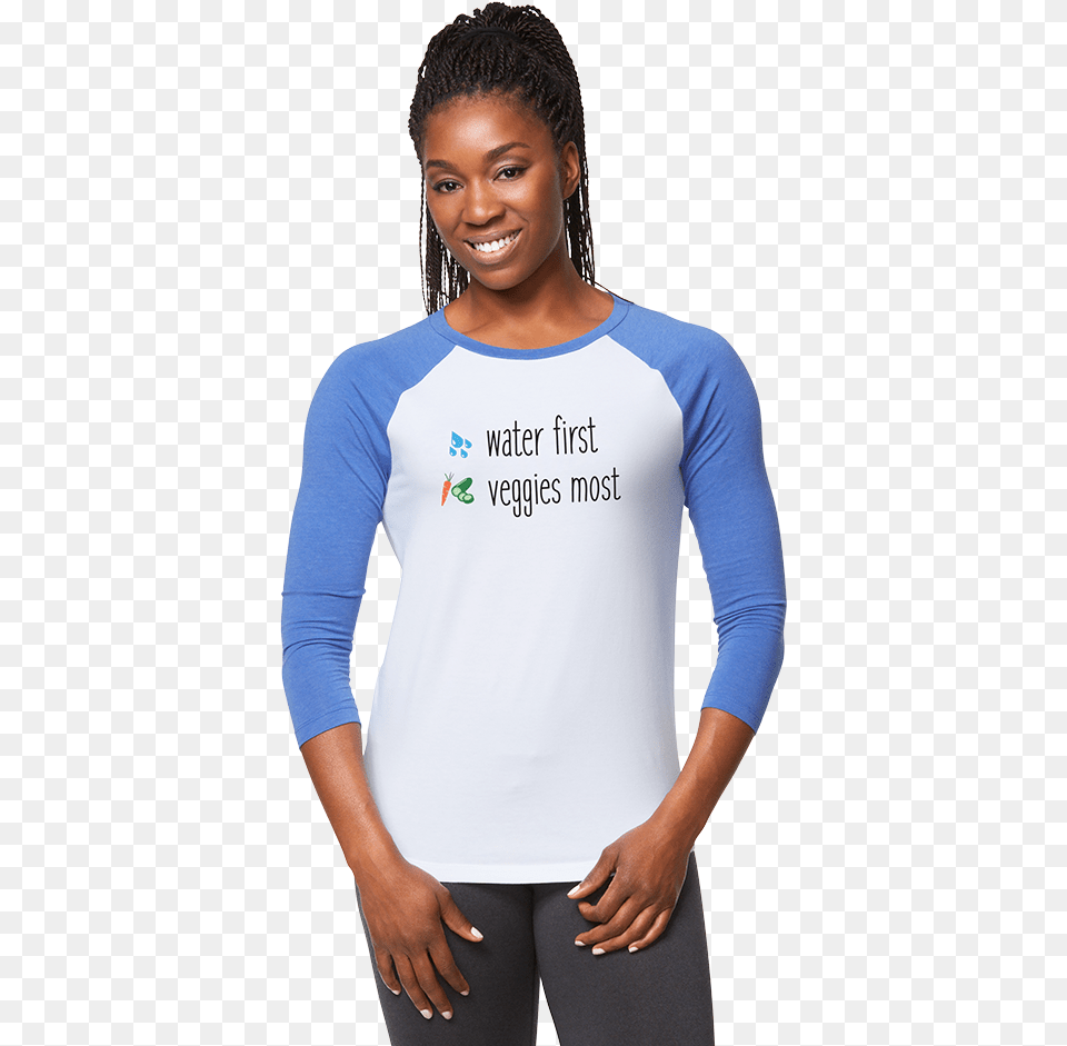 Water First Veggies Most Shirt, Long Sleeve, Clothing, T-shirt, Sleeve Free Png Download