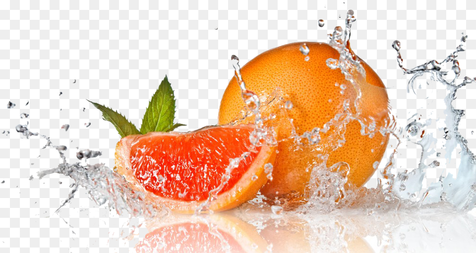 Water Fruit Splash, Grapefruit, Citrus Fruit, Produce, Food Free Png Download