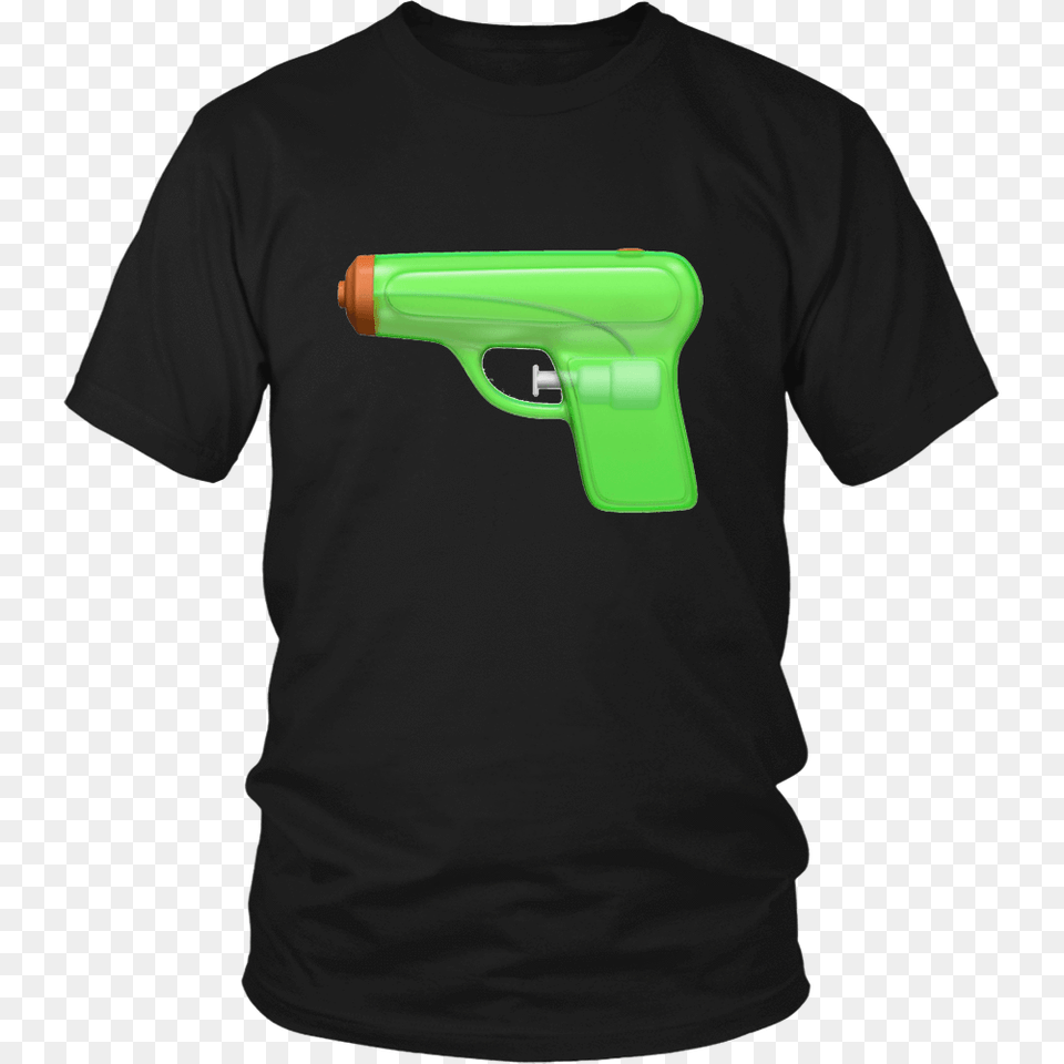 Water Gun Emoji Graphic Tee Jagy, Clothing, T-shirt, Toy, Water Gun Free Transparent Png