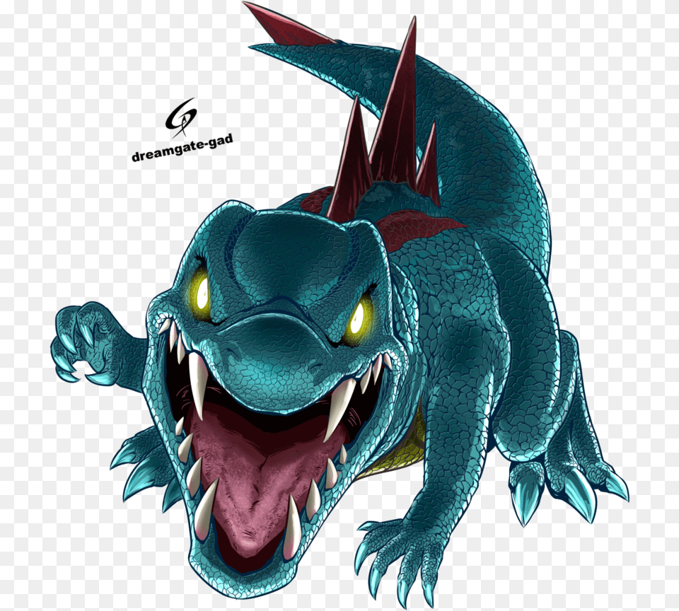 Water Gun In The Game Scary Totodile, Animal, Dinosaur, Reptile, Dragon Free Png
