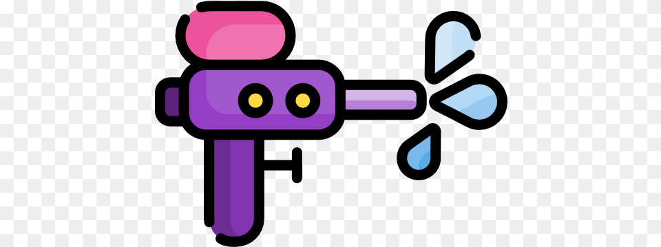 Water Gun Water Gun Gartoon Purple, Camera, Electronics Png