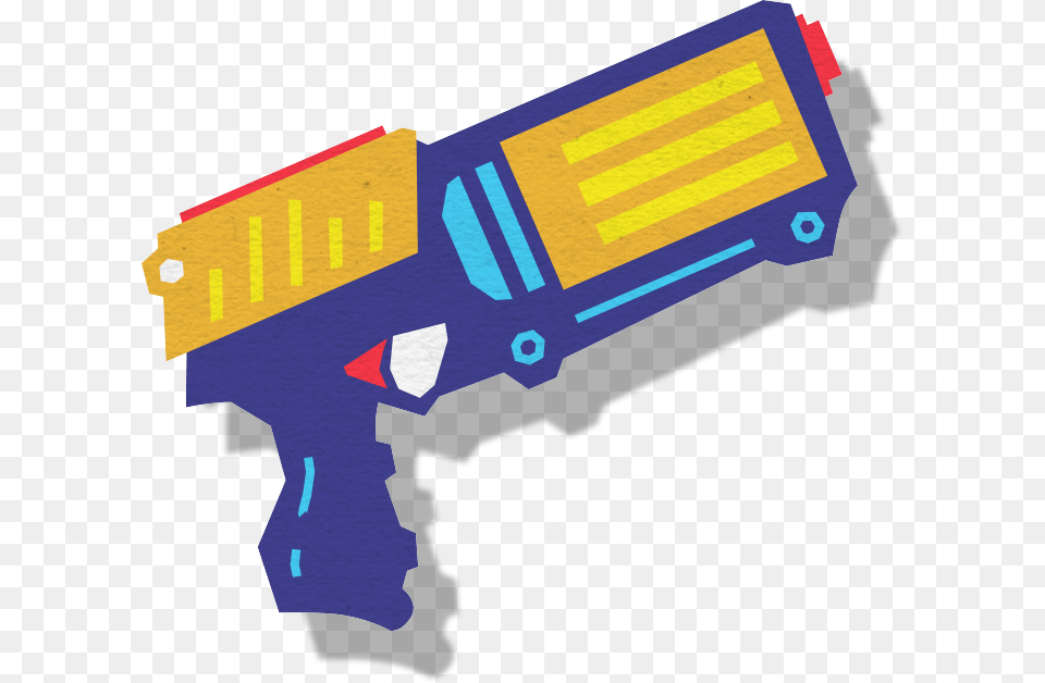 Water Guns Clipart Nerf Gun Clipart, Toy, Water Gun, Firearm, Weapon Free Transparent Png