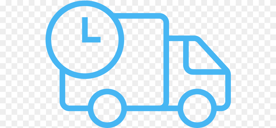 Water Heater Express Transport Icon Blue, Transportation, Van, Vehicle, Device Free Png Download
