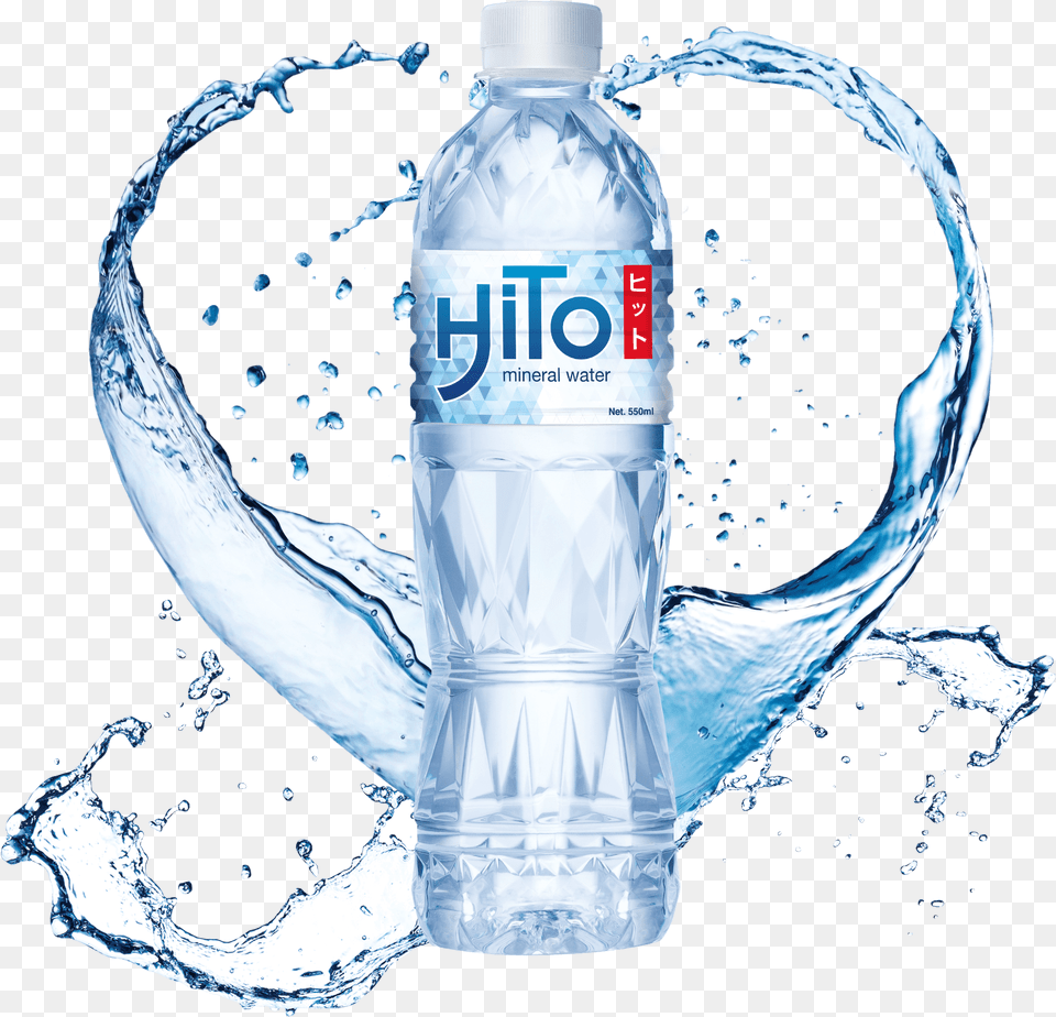 Water Image Water Heart Splash, Beverage, Bottle, Mineral Water, Water Bottle Free Png Download