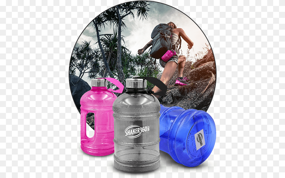 Water Jug Shaker360com Water Bottle, Photography, Adult, Person, Woman Png