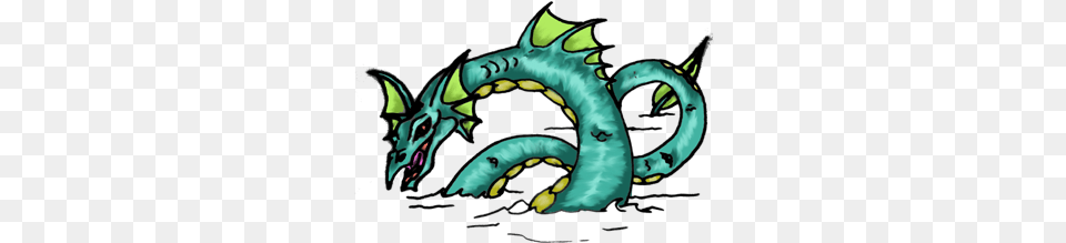 Water Monster Transparent Clipart Water Dragon Free Png Download