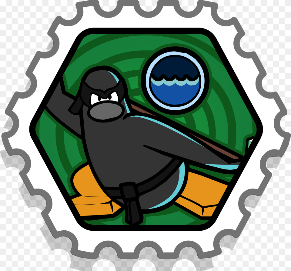 Water Ninja Stamp Club Penguin Cart Surfer, Animal, Bird, Jay, Symbol Free Transparent Png