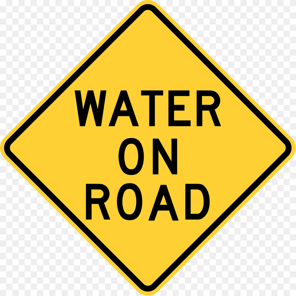 Water On Road Delaware And Missouri Clipart, Sign, Symbol, Road Sign Free Png Download