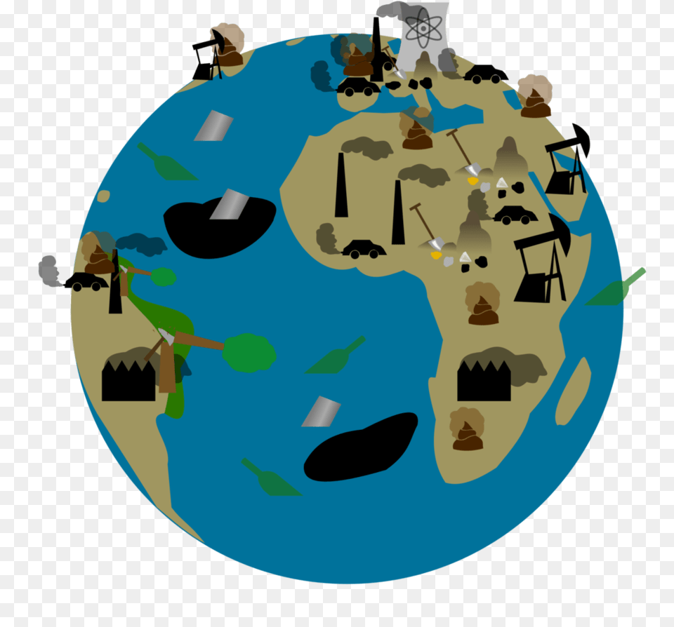 Water Pollution Clip Art, Astronomy, Outer Space, Planet, Globe Png Image