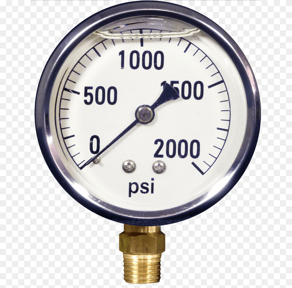 Water Pressure Gauge 2000 Psi Vacuum Pressure Gauge, Wristwatch Free Png Download