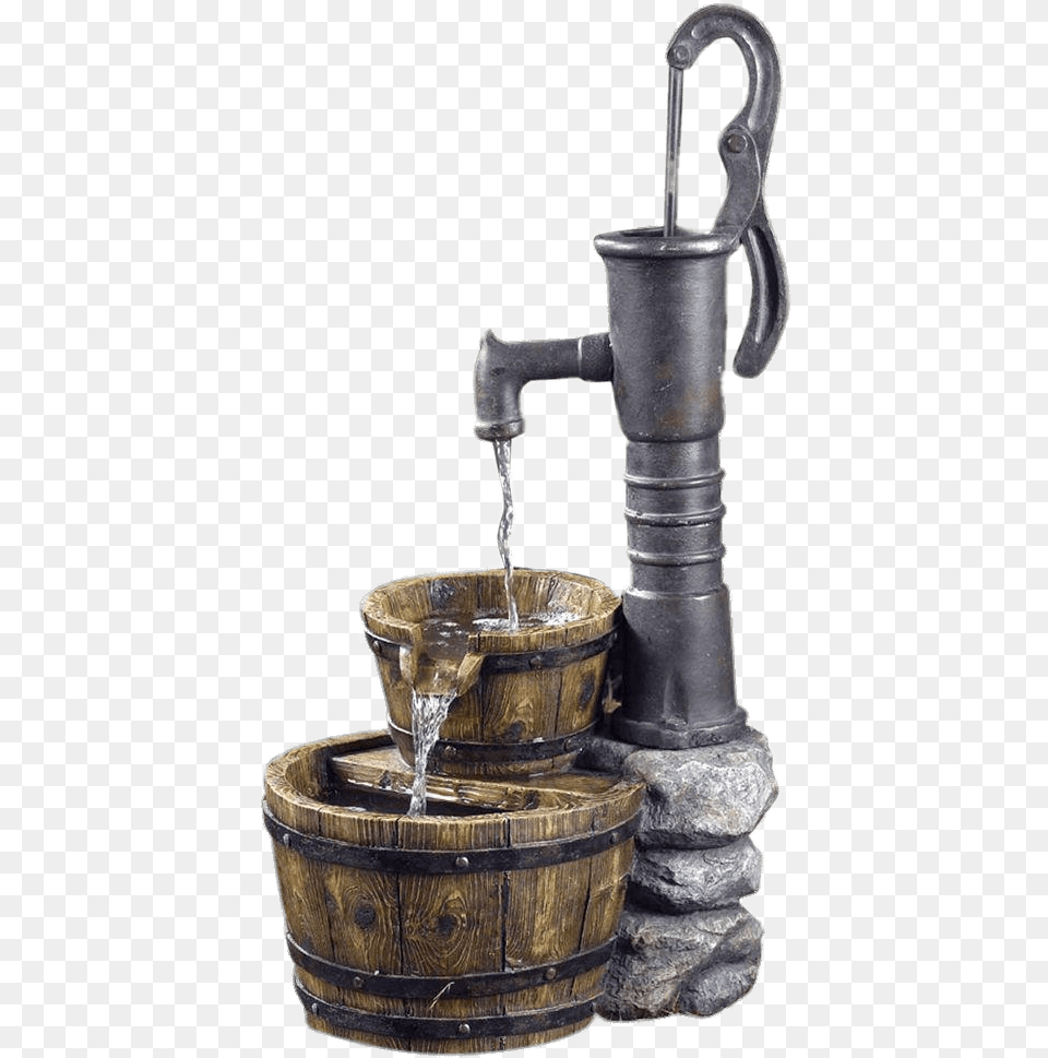 Water Pump Garden Decoration Transparent Stickpng Fountain Old Fashioned Water Pump, Architecture, Bronze, Sink, Sink Faucet Png Image
