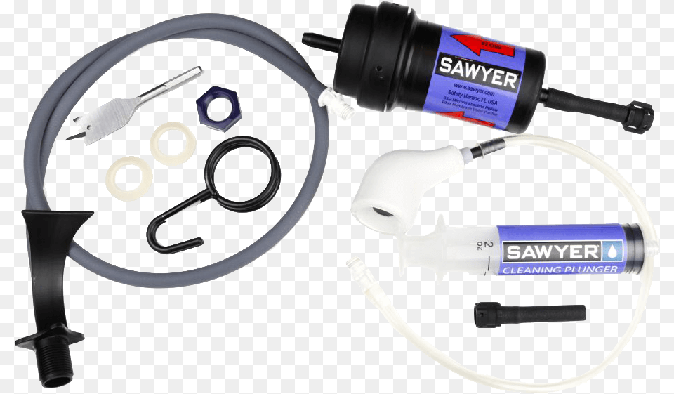 Water Purifier Bucket Adapter System Sawyer 002 Micron Filter, Machine, Spoke, Electronics Png