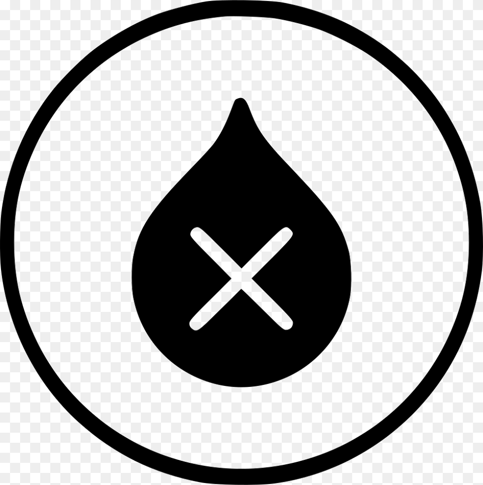 Water Purify Waste Dirty Risk White Round Instagram Icon, Symbol, Stencil Free Transparent Png