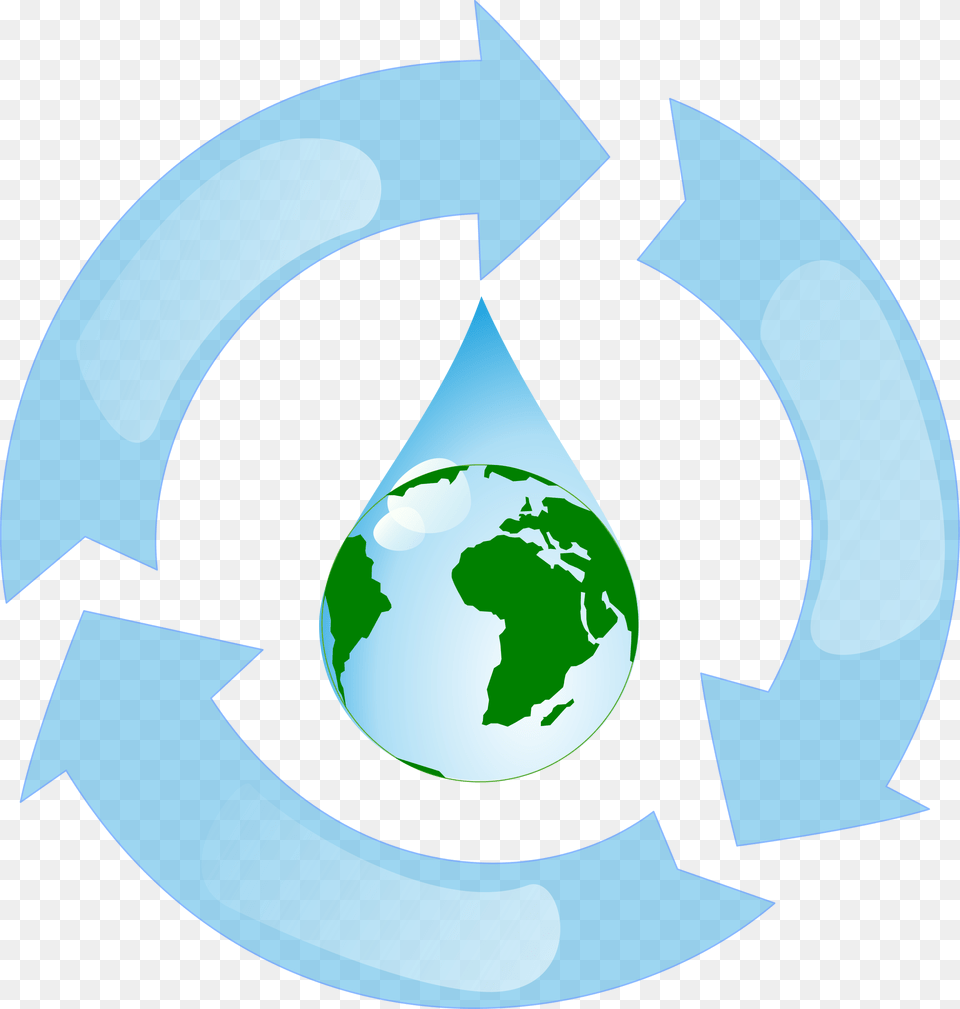 Water Recycling Clip Arts Recycling Water, Recycling Symbol, Symbol Free Png Download