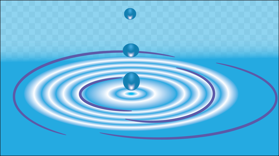 Water Ripple Drop, Nature, Outdoors, Disk, Droplet Png Image