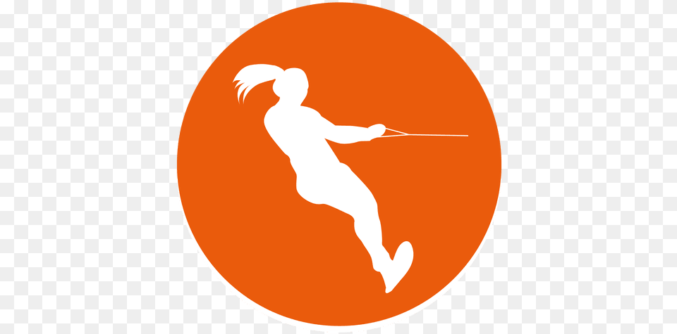 Water Ski Circle Icon Sporty, Badminton, Person, Sport, Logo Free Png Download