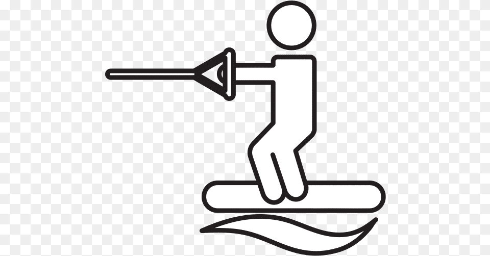 Water Ski Sport Icon Sporty, Kneeling, Person, People, Outdoors Png
