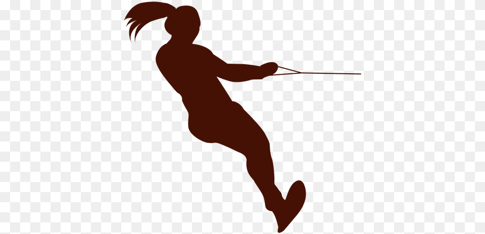 Water Skiing Fun Silhouette U0026 Svg Vector File Water Skiing, Adult, Female, Person, Woman Free Transparent Png