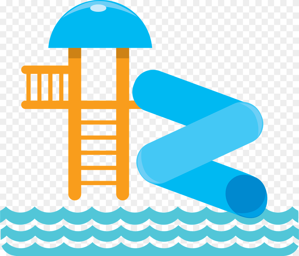 Water Slide Clipart, Outdoors Free Png Download