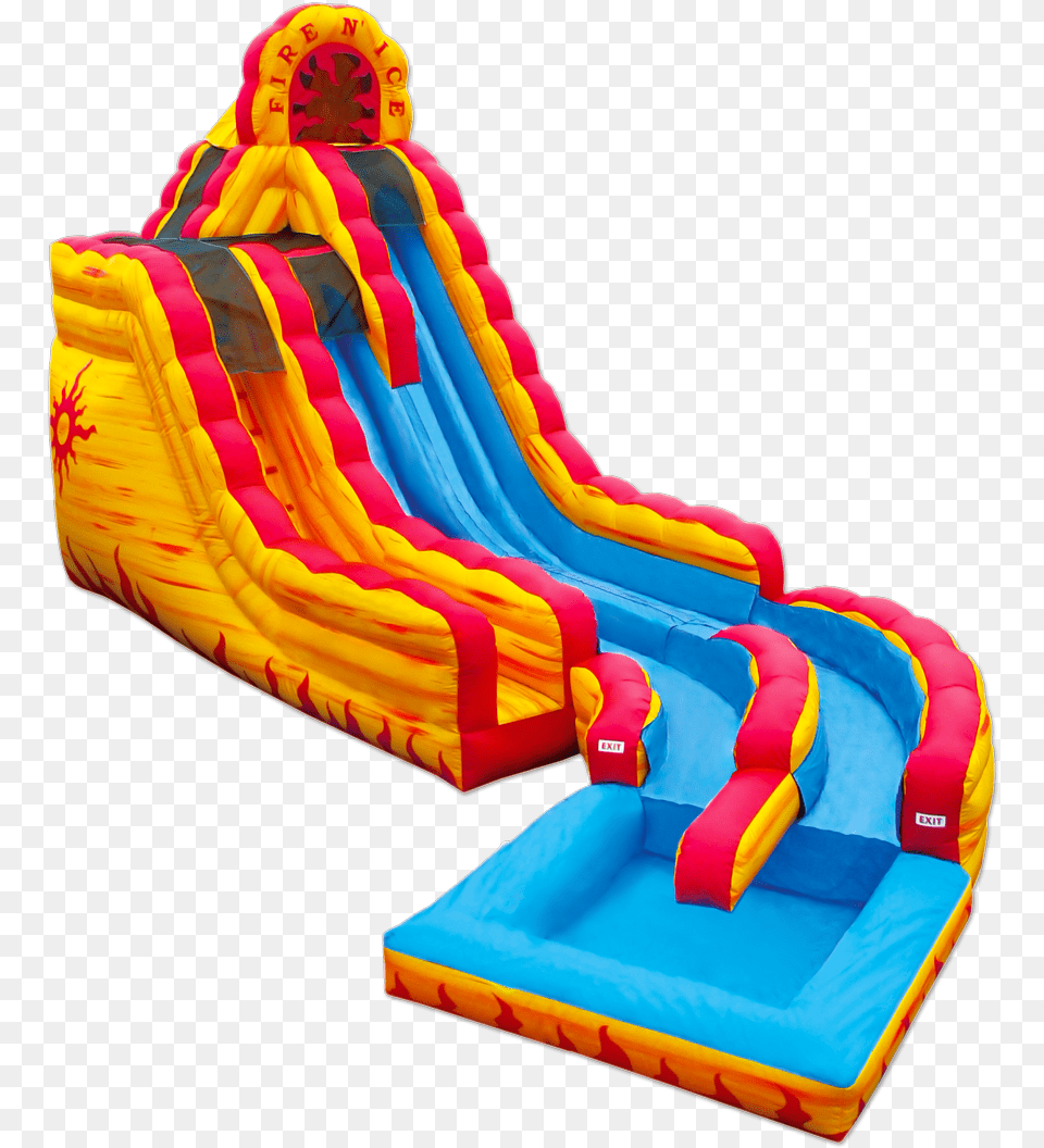 Water Slide Inflatable Slides Evanston Il Oak Park Water Slide Clipart, Toy Free Png Download