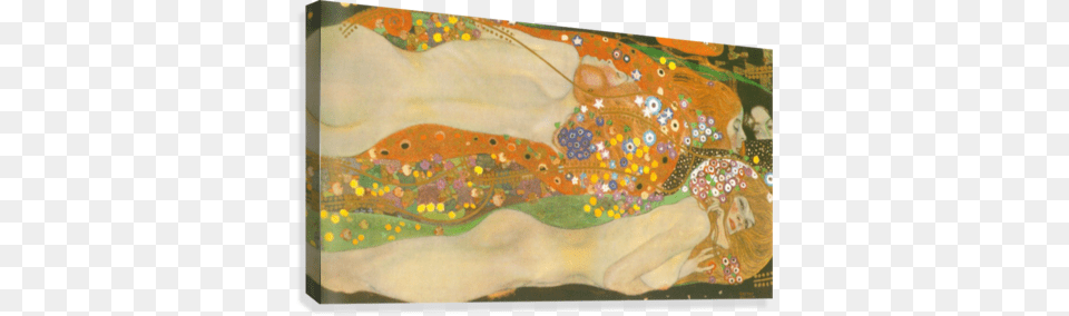 Water Snakes Ii By Klimt Canvas Print Gustav Klimt, Art, Painting, Applique, Pattern Png
