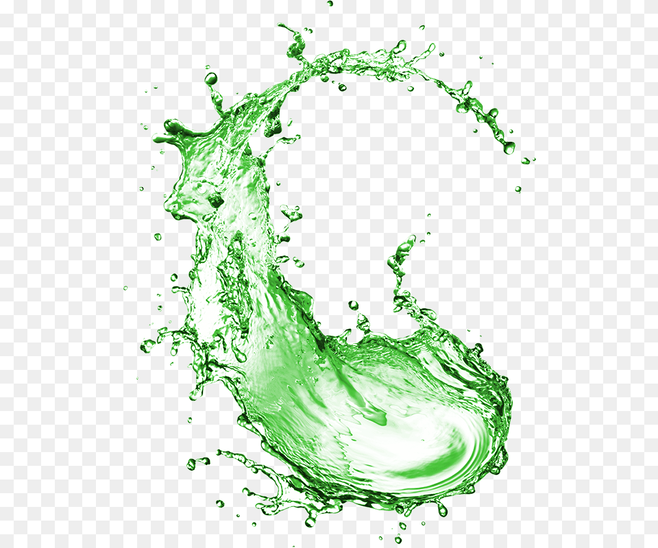 Water Splash Background, Green, Droplet, Outdoors, Nature Free Png Download