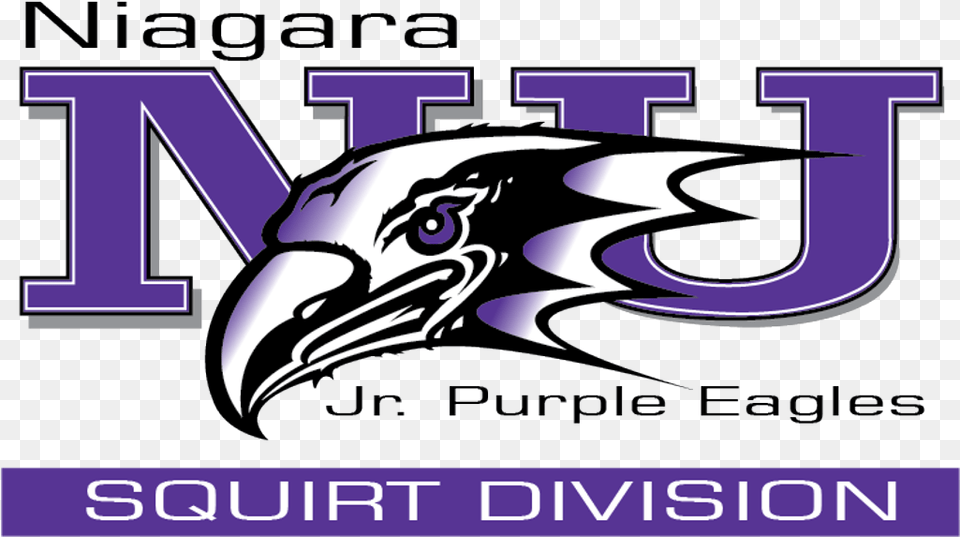 Water Squirt Welcome To The Season Niagara Niagara Purple Eagles Logo, Animal, Beak, Bird Png Image