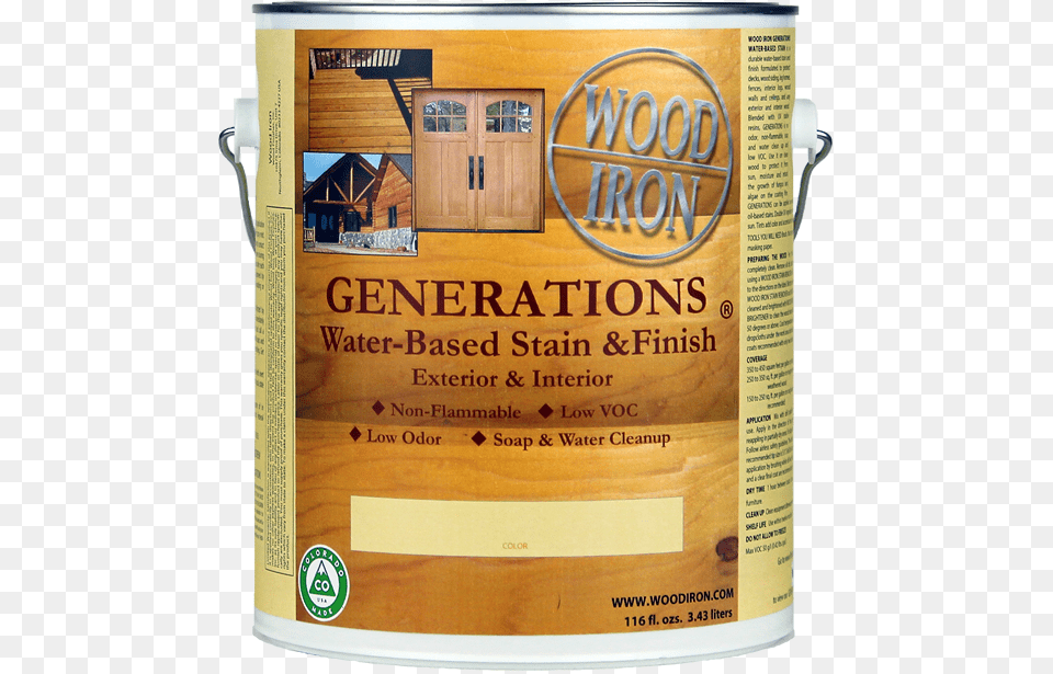 Water Stain Wood Iron Generations Water Based Stain Plywood, Paint Container, Can, Tin Free Transparent Png