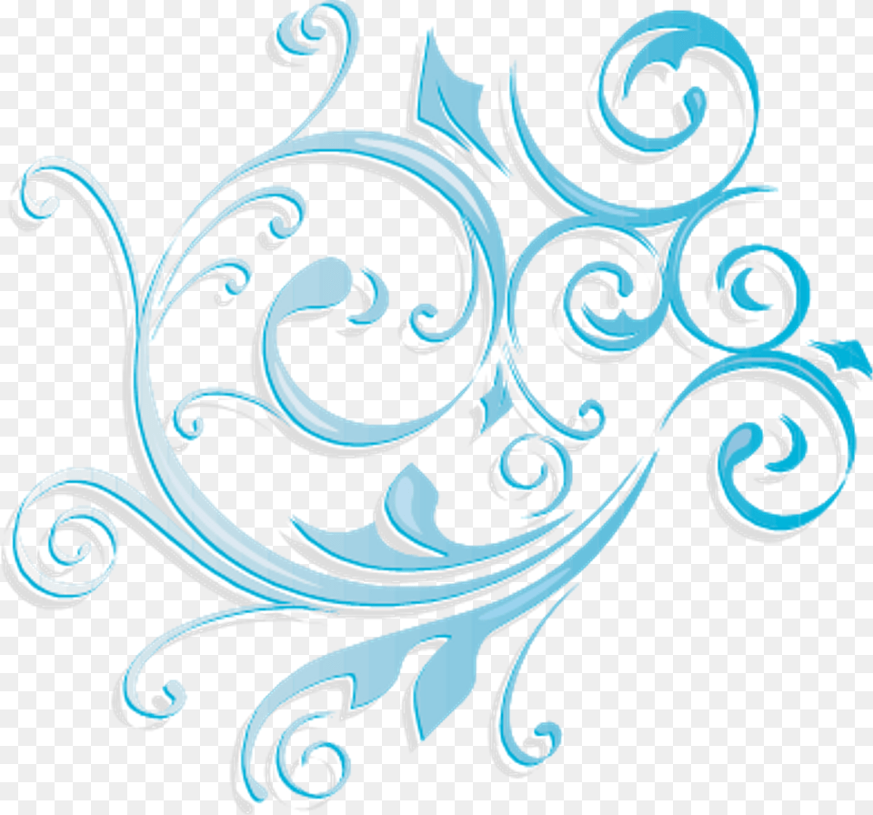 Water Swirls Design Blue Pretty Watersplash Swirl Blue Swirl Designs, Art, Floral Design, Graphics, Pattern Free Png