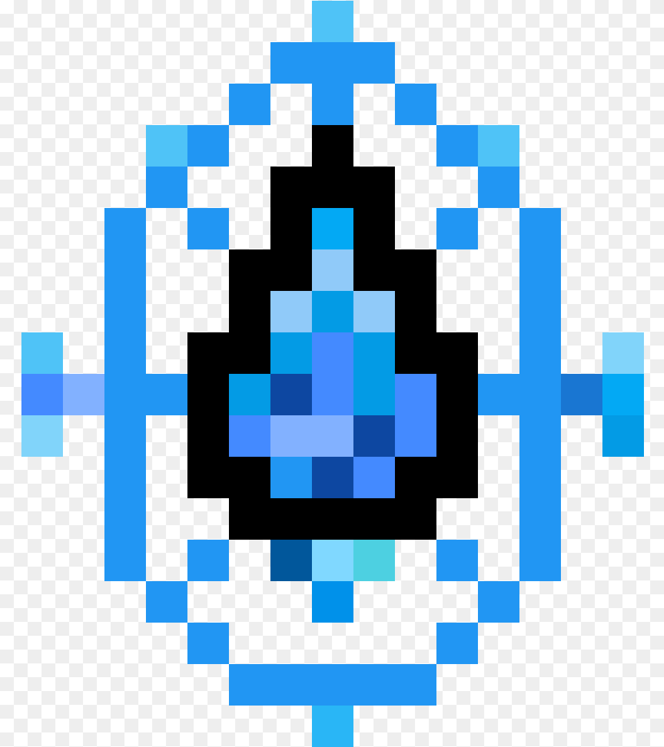 Water Symbol Pixel Super Mario Mushroom, Pattern Free Transparent Png