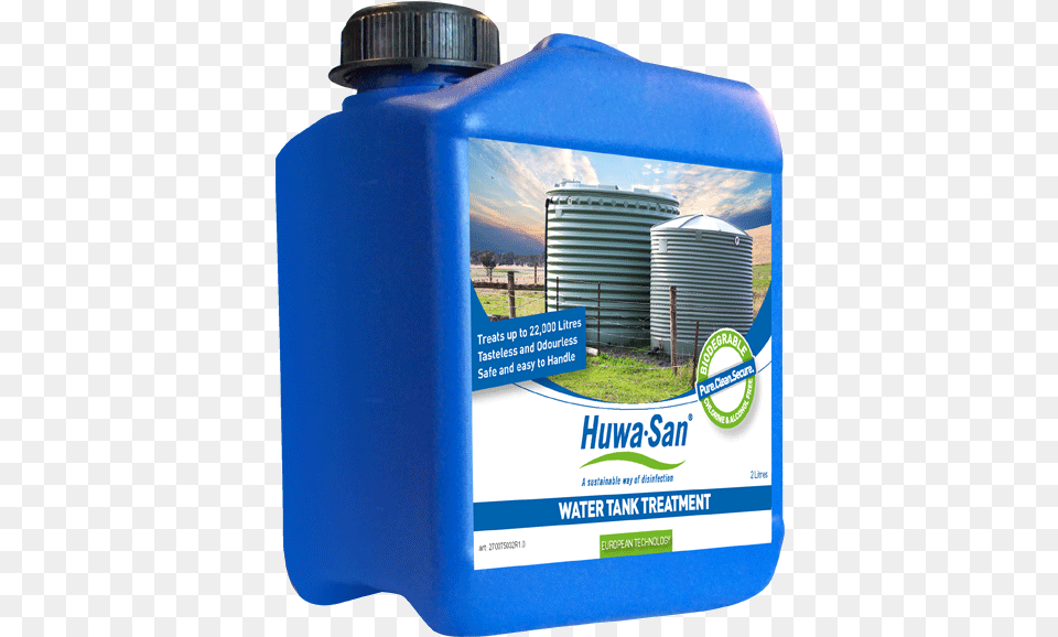 Water Tank Treatment Bottle Free Png