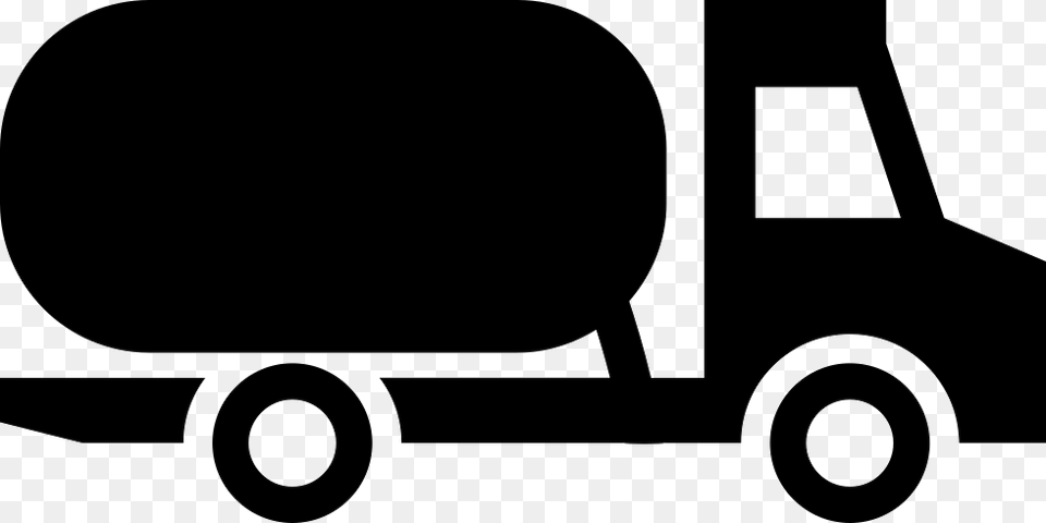 Water Tankers Truck Icon Black, Stencil, Vehicle, Van, Transportation Free Png